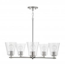 Capital 446951BN-533 - Baker 5 Light Chandelier