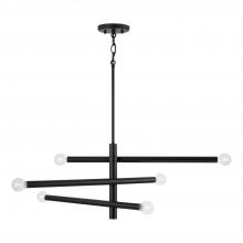 Capital 451262MB - Zane 6-Light Modern Sputnik Chandelier in Matte Black