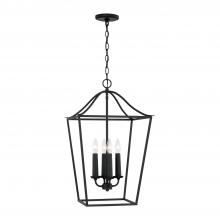 Capital 550641BI - Grady 4-Light Foyer Pendant Lantern in Black Iron