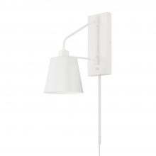 Capital 651311WE - Alden 1-Light Modern Metal Sconce in White