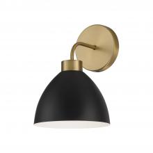 Capital 652011AB - Ross 1-Light Sconce in Aged Brass and Black