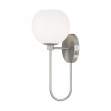 Capital 652111BN-548 - Ansley 1-Light Circular Globe Sconce in Brushed Nickel