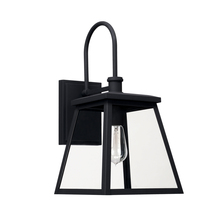 Capital 926812BK - Belmore 1 Light Outdoor Wall Lantern