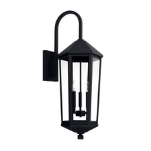 Capital 926932BK - Ellsworth 3 Light Outdoor Wall Lantern