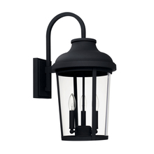 Capital 927031BK - Dunbar 3 Light Outdoor Wall Lantern