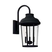 Capital 927032BK - Dunbar 3 Light Outdoor Wall Lantern