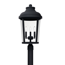 Capital 927034BK - Dunbar 3 Light Outdoor Post Lantern