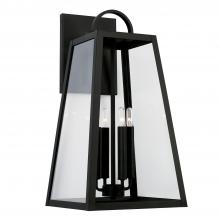 Capital 943743BK - Leighton 4 Light Outdoor Wall Lantern