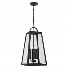 Capital 943744BK - Leighton 4 Light Outdoor Hanging Lantern