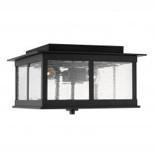 Capital 943836BK - Barrett 3 Light Outdoor Flush