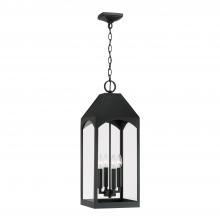 Capital 946342BK - Burton 4 Light Outdoor Hanging Lantern