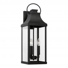 Capital 946431BK - Bradford 3 Light Outdoor Wall Lantern