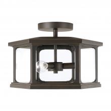 Capital 946632OZ - Walton 3 Light Outdoor Semi-Flush