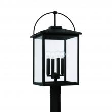 Capital 948043BK - Bryson 4-Light Outdoor Post-Lantern