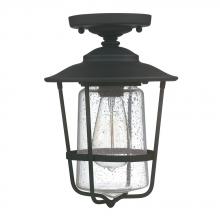 Capital 9607BK - Creekside 1 Light Outdoor Flush Mount