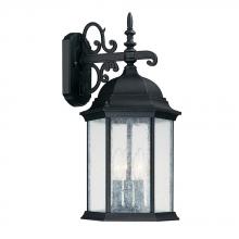 Capital 9834BK - Main Street 3 Light Outdoor Wall Lantern