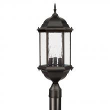 Capital 9837OB - Main Street 3 Light Outdoor Post Lantern