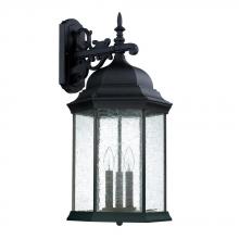 Capital 9838BK - Main Street 3 Light Outdoor Wall Lantern