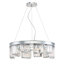 Eurofase 29079-018 - LUMINO,10LT CHANDELIER,CHROME