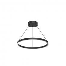 Kuzco Lighting Inc PD87124-BK - Cerchio 24-in Black LED Pendant