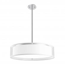 Kuzco Lighting Inc PD7920-WOR-5CCT - Dalton 20-in White Organza LED Pendant