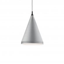 Kuzco Lighting Inc 492722-BN/BK - Dorothy Brushed Nickel With Black Detail 1 Light Pendant