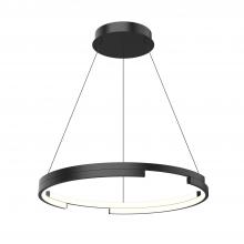 Kuzco Lighting Inc PD52724-BK-UNV - Anello Minor 24-in Black LED Pendant