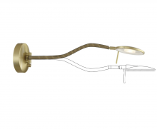 Arnsberg 225840108 - Dessau Flex Gooseneck Wall Sconce