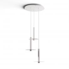 Koncept Inc CMP-C3-S-12-MWT+GCLR9 - Combi Pendant 12&#34; Circular 3 Combo Matte White with Matte White Canopy