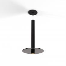 Koncept Inc CMP-S1-S-16-MTB+GDGY9 - Combi Pendant 16&#34; Single Unit Matte Black with Matte Black Canopy