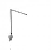 Koncept Inc ZBD1000-D-SIL-WAL - Z-Bar Solo Desk Lamp Gen 4 (Daylight White Light; Silver) with Wall Mount