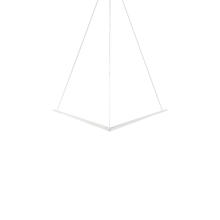 Koncept Inc ZBP-16-B-SW-MWT-CNP - Z-Bar Pendant Small Bird, Soft Warm, Matte White, 34&#34; x 10.5&#34; x 6.7&#34;