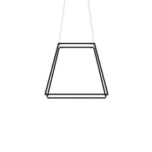 Koncept Inc ZBP-24-RS-SW-MTB-CNP - Z-Bar Pendant Rise Medium Square, Soft Warm, Matte Black, 26&#34; x 26&#34; x 22&#34;