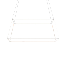 Koncept Inc ZBP-48-RS-SW-MWT-CNP - Z-Bar Pendant Rise Large Square, Soft Warm, Matte White, 51&#34; x 51&#34; x 20&#34;