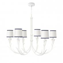 Regina Andrew 16-1416WT-NAV - Regina Andrew River Reed Chandelier Small (White