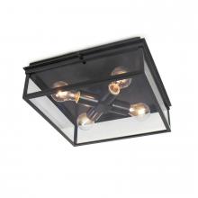 Regina Andrew 17-1011BLK - Sydney Outdoor Flush Mount (Black)