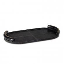 Regina Andrew 20-1609BLK - Forte Leather Tray Oval