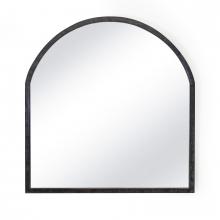 Regina Andrew 21-1146BLK - Knox Leather Mantle Mirror (Black)