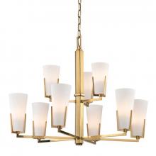 Hudson Valley 1809-AGB - UPTON 9 LIGHT CHANDELIER