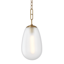 Hudson Valley 2109-AGB - BRUCKNER 1 LIGHT LARGE PENDANT