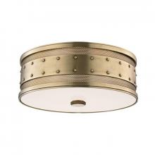 Hudson Valley 2206-AGB - GAINES 3 LIGHT FLUSH MOUNT