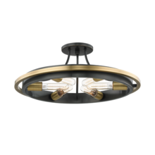 Hudson Valley 2721-AOB - CHAMBERS 6 LIGHT FLUSH MOUNT