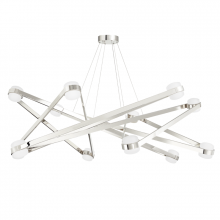 Hudson Valley 2756-PN - ORBIT 12 LIGHT CHANDELIER