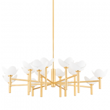 Hudson Valley 3051-GL/WP - DAWSON 16 LIGHT CHANDELIER