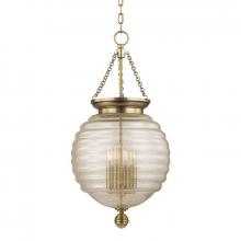 Hudson Valley 3214-AGB - COOLIDGE 4 LIGHT PENDANT