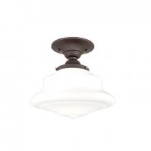 Hudson Valley 3409F-OB - PETERSBURG 1 LIGHT SEMI FLUSH