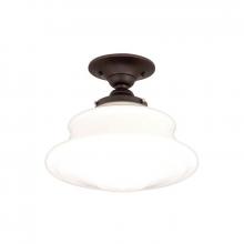 Hudson Valley 3412F-OB - PETERSBURG 1 LIGHT SEMI FLUSH