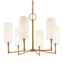 Hudson Valley 366-AGB - DILLON 6 LIGHT CHANDELIER