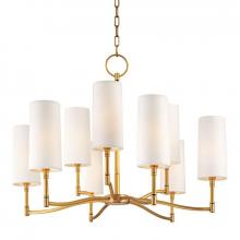 Hudson Valley 369-AGB - DILLON 9 LIGHT CHANDELIER