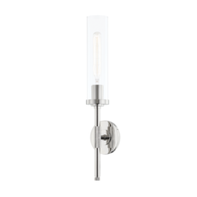 Hudson Valley 3700-PN - BOWERY 1 LIGHT WALL SCONCE